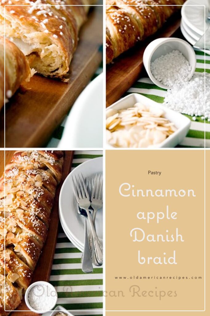 Cinnamon apple Danish braid