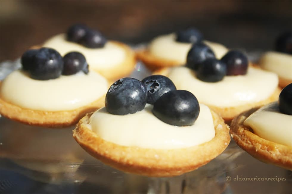 Lemon and Blueberry Tarts
