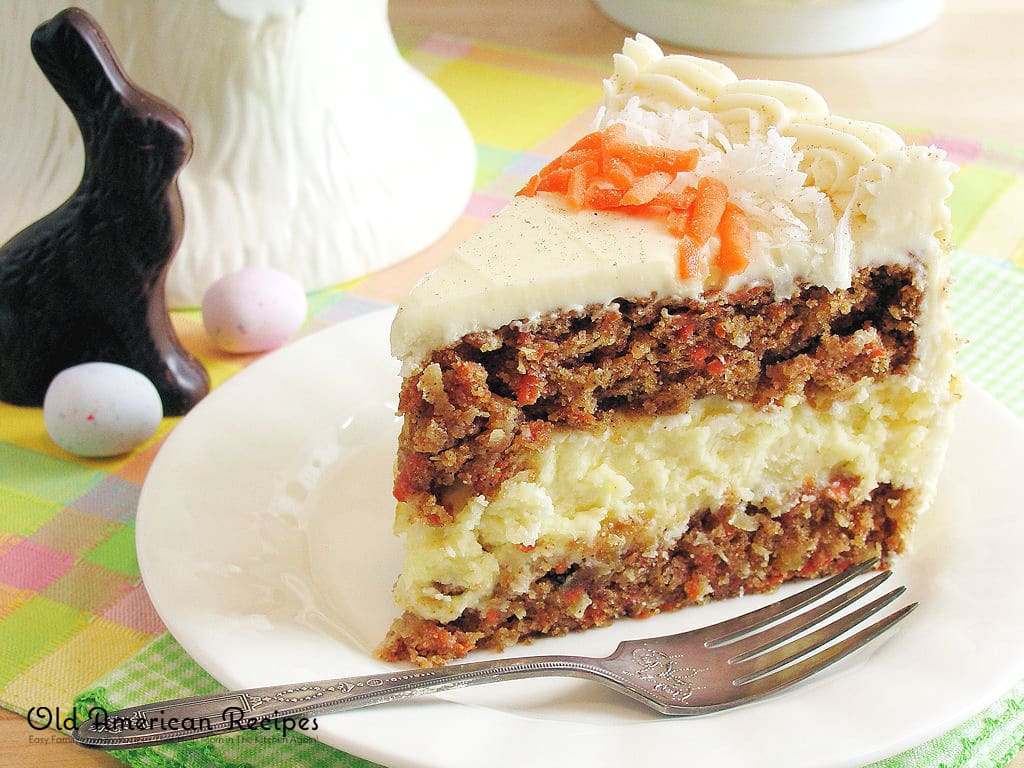 Carrot Cake Cheesecake Cake ~ Bakery Style