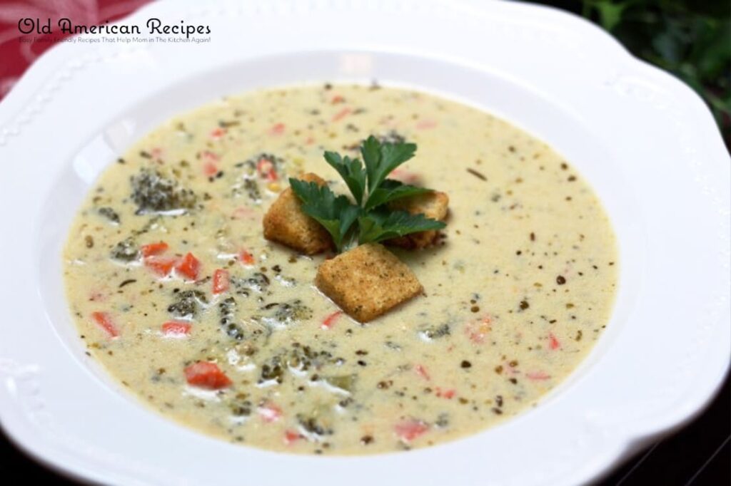 Savory Broccoli Cheddar Soup