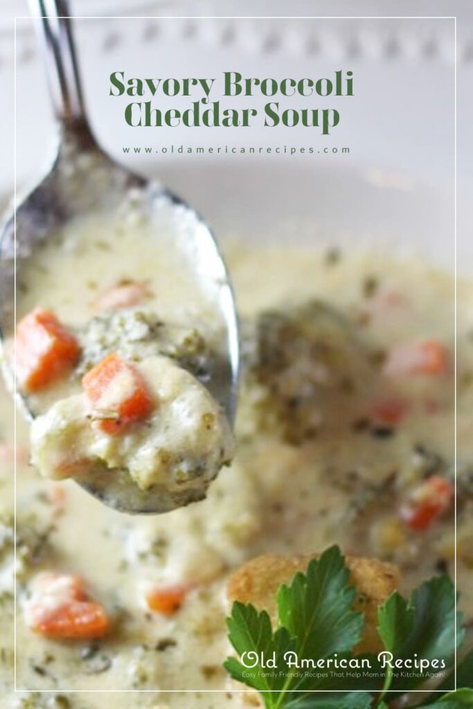 Savory Broccoli Cheddar Soup