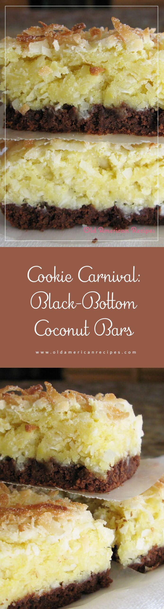 Black-Bottom Coconut Bars