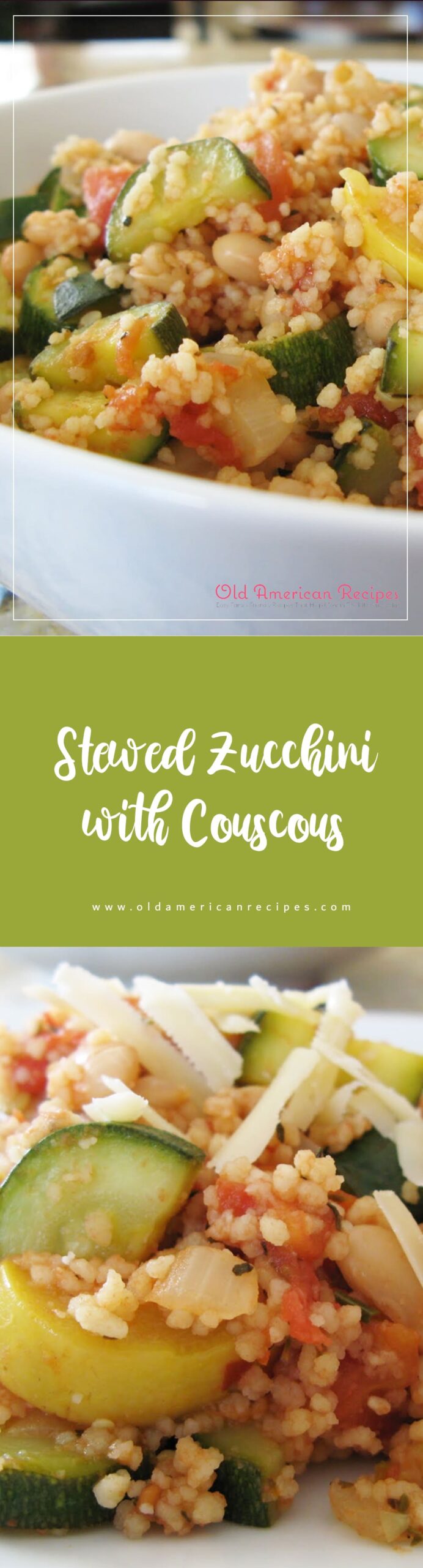 Stewed Zucchini with Couscous
