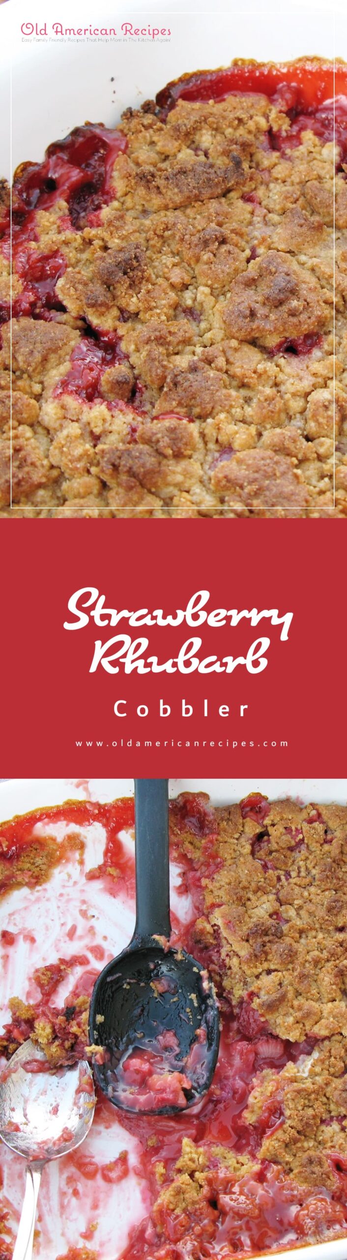 Strawberry-Rhubarb Cobbler