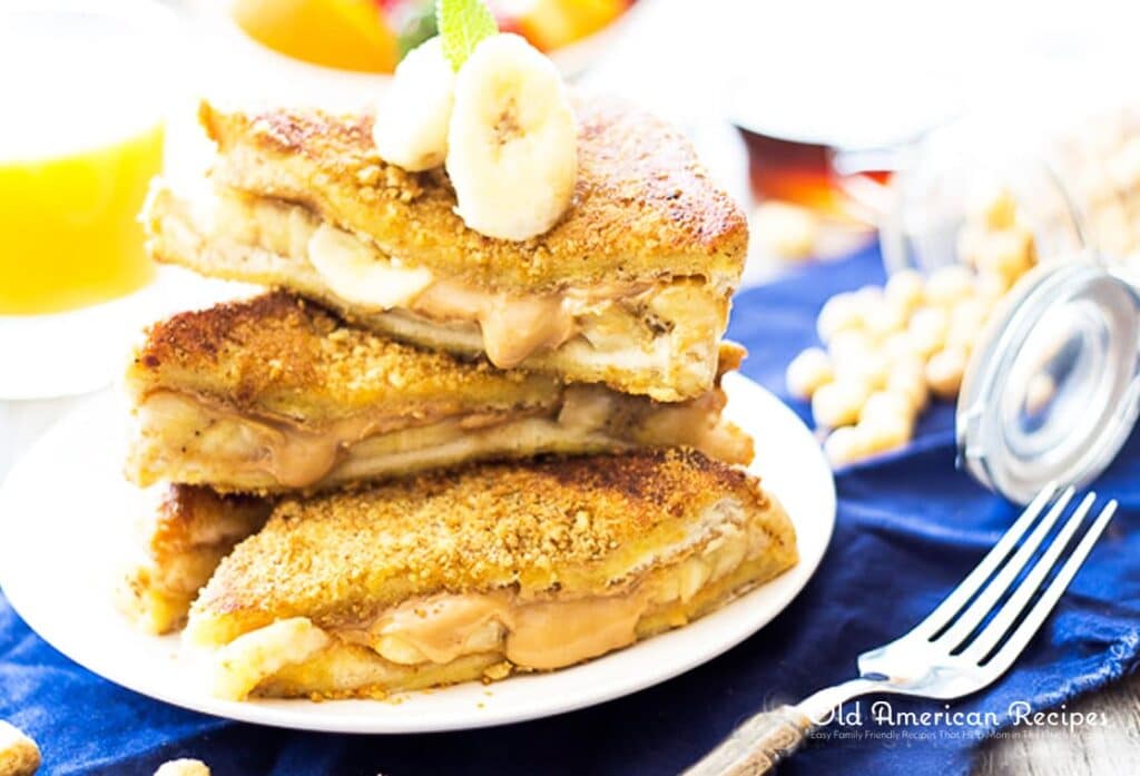 Peanut Butter Banana French Toast