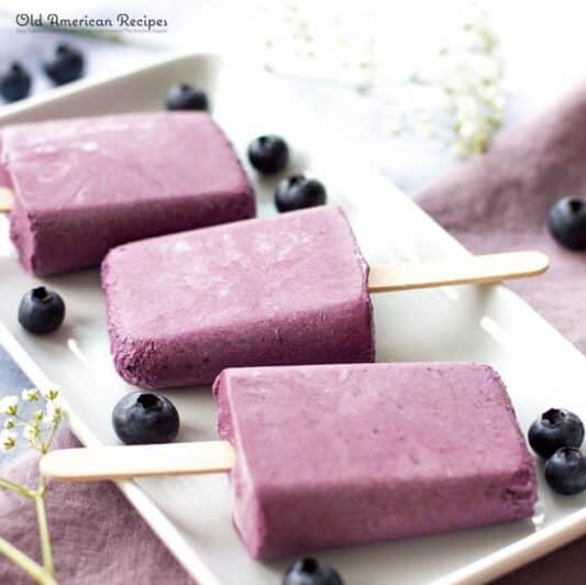 Blueberry Popsicles - Old American Recipes