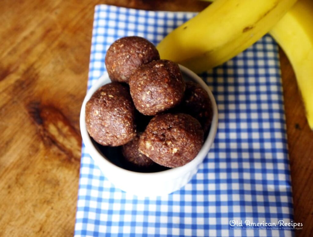  Chocolate Banana Bread Snack Balls