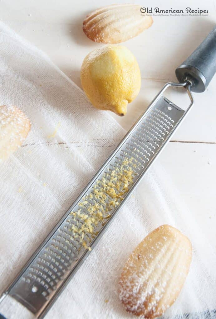 Lemon Madeline Cookies