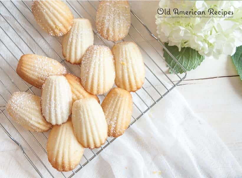 Lemon Madeline Cookies