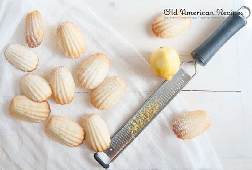 Lemon Madeline Cookies