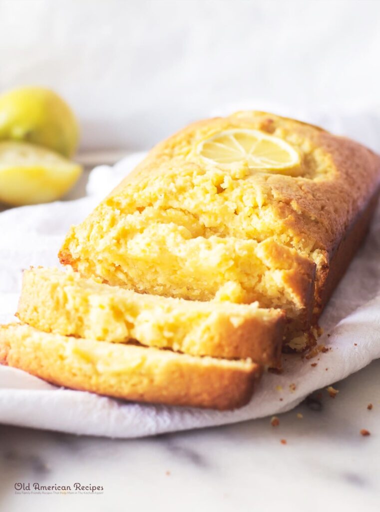 Lemon polenta pound cake