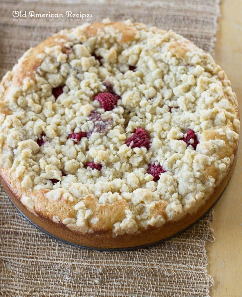 Lemon Raspberry Coffee Cake