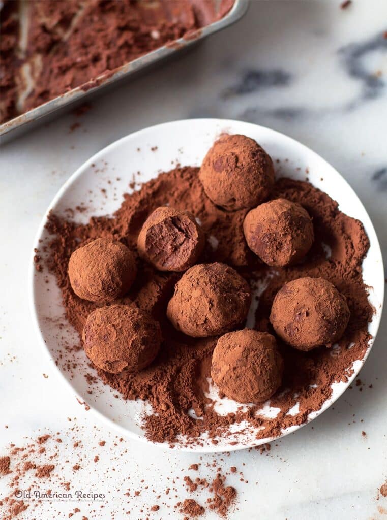 Parmesan Chocolate Masacapone Truffles