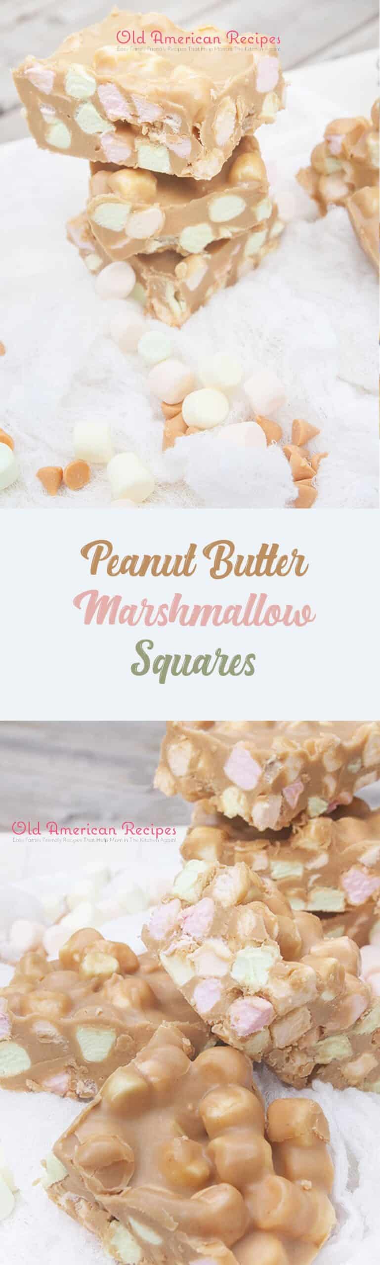 Peanut Butter Marshmallow Squares