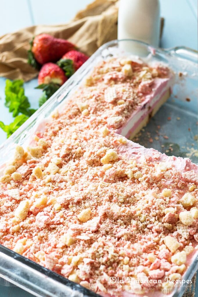 Strawberry Shortcake Icebox Cake