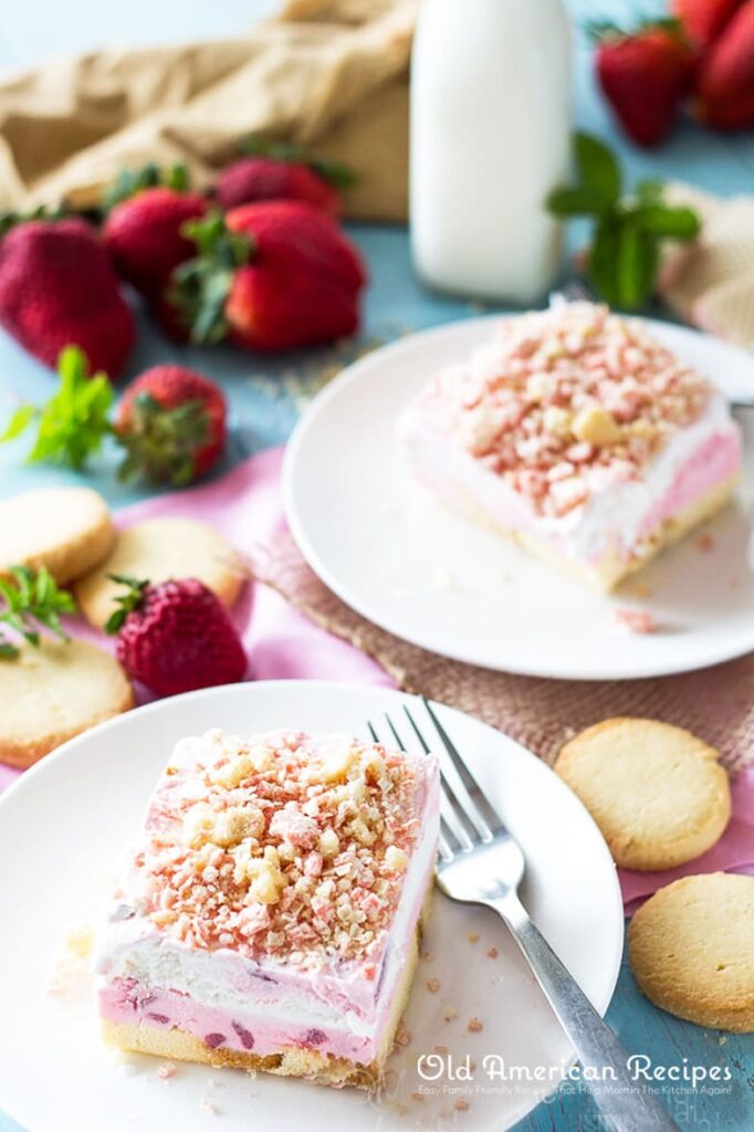 Strawberry Shortcake Icebox Cake