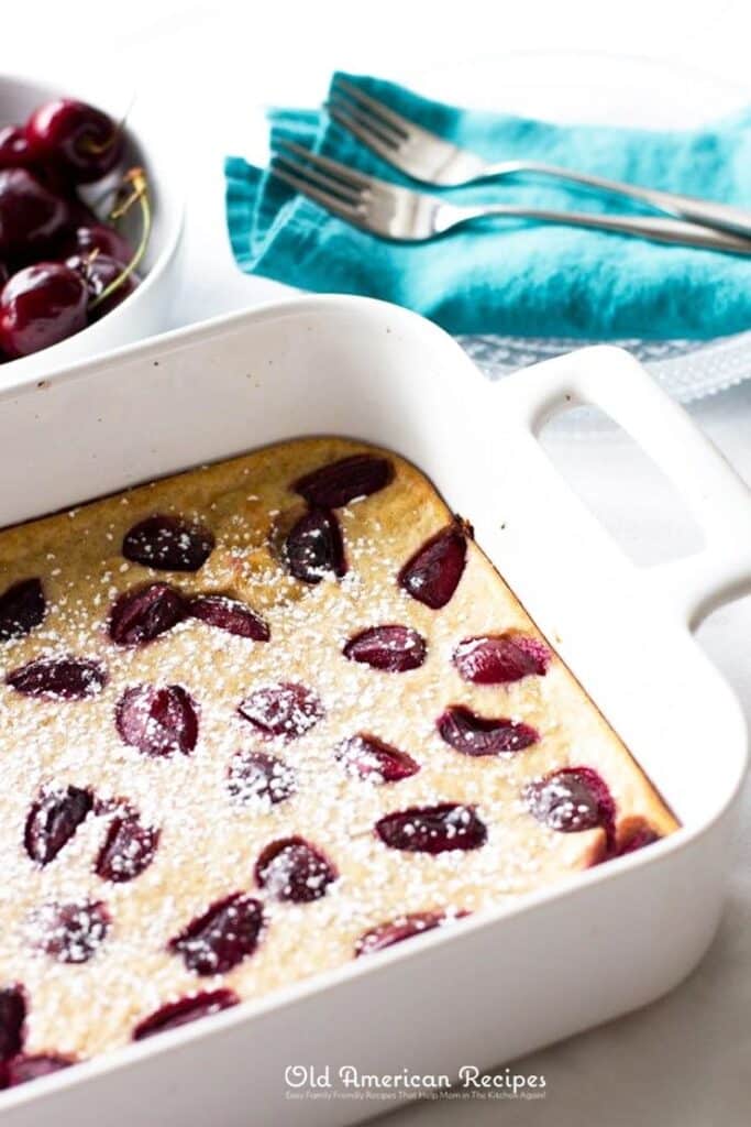 This cherry oven pancake is a simple recipe and takes only a few minutes to prep. 