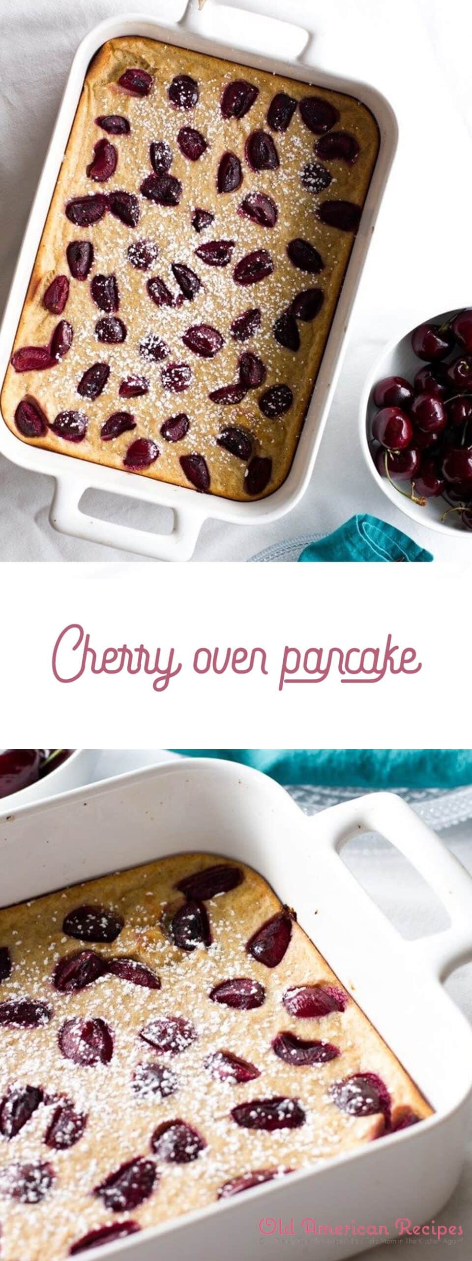 This cherry oven pancake is a simple recipe and takes only a few minutes to prep. 