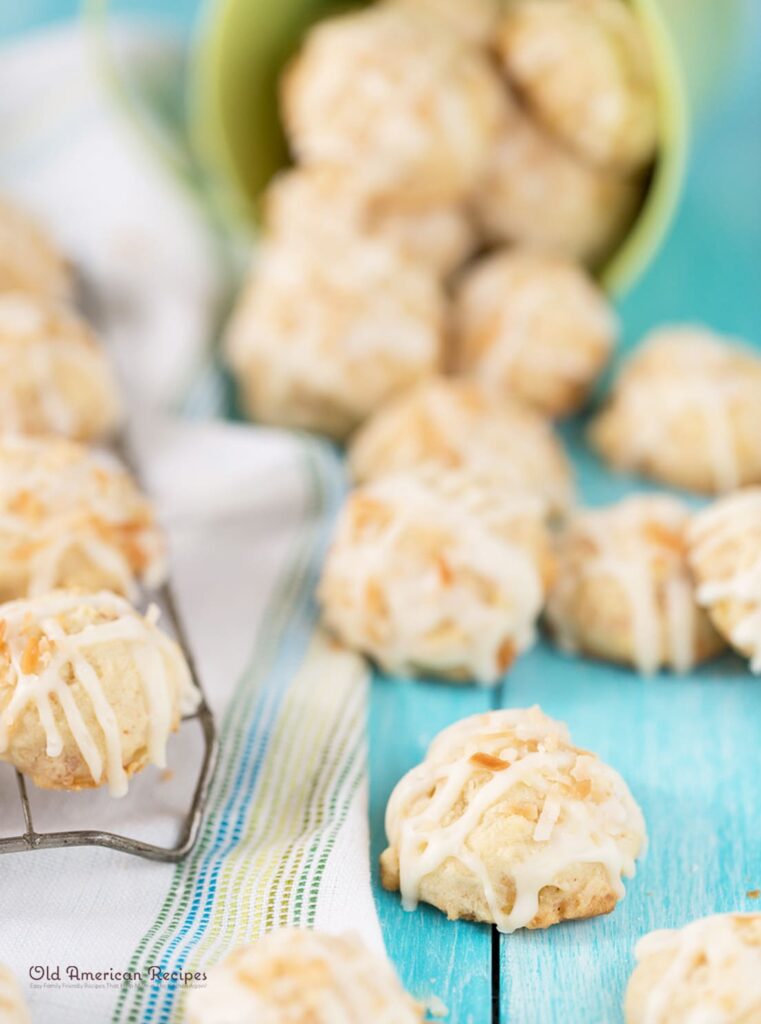 Pineapple coconut cookies