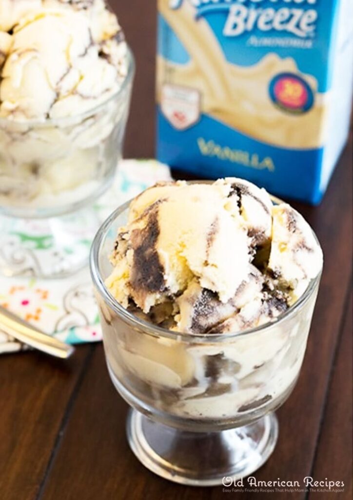 Almond Fudge Ripple Ice Cream