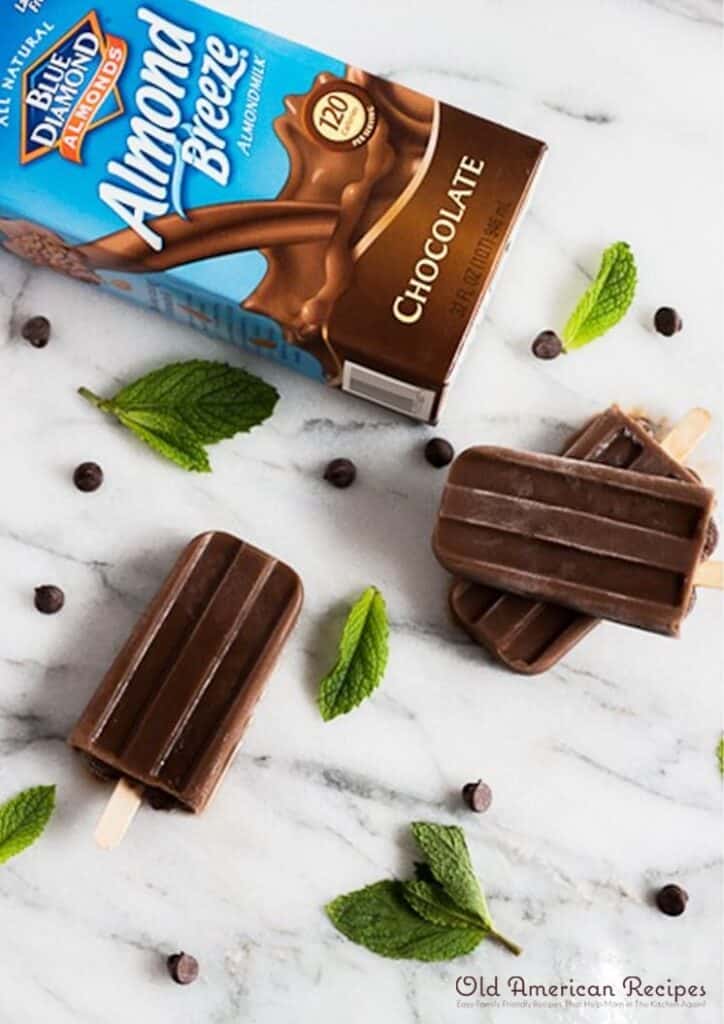 Mint Chocolate Fudge Pops