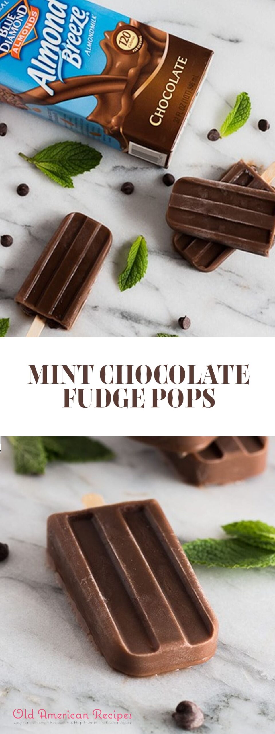 Mint Chocolate Fudge Pops