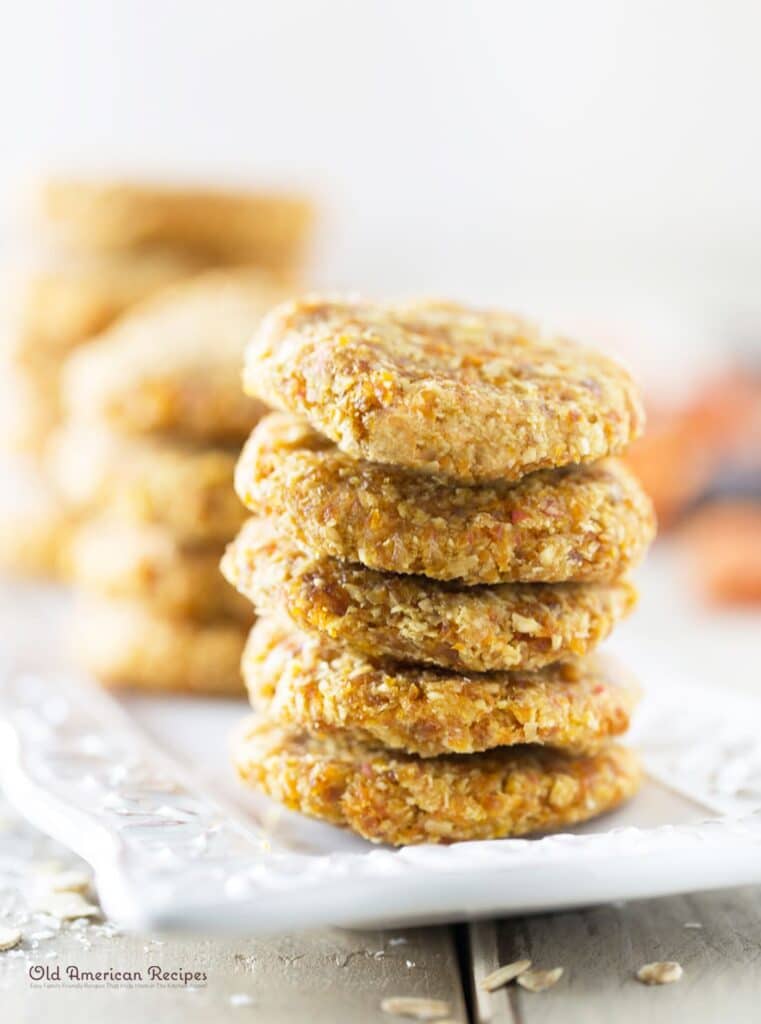 No-bake apricot coconut oatmeal cookies