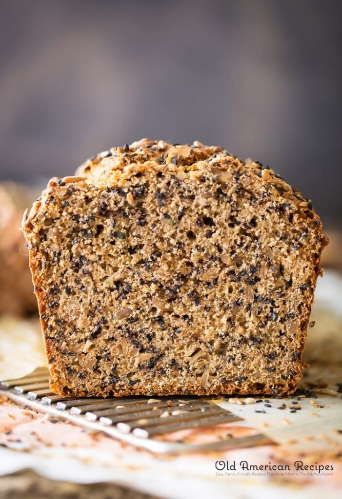 Savory seeded quick bread