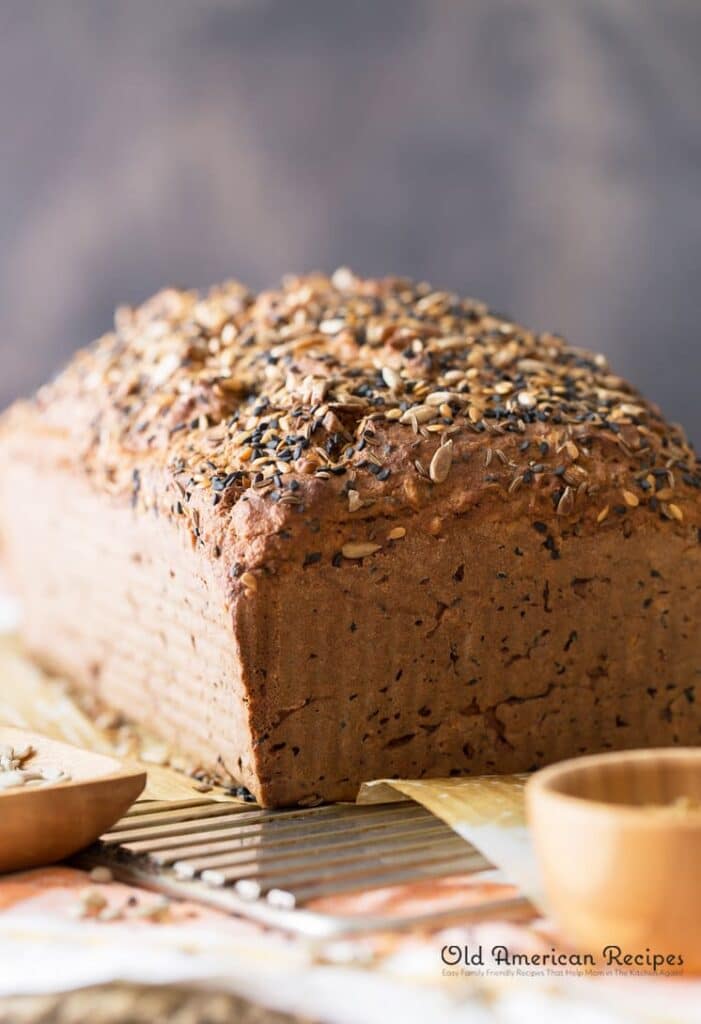 Savory seeded quick bread