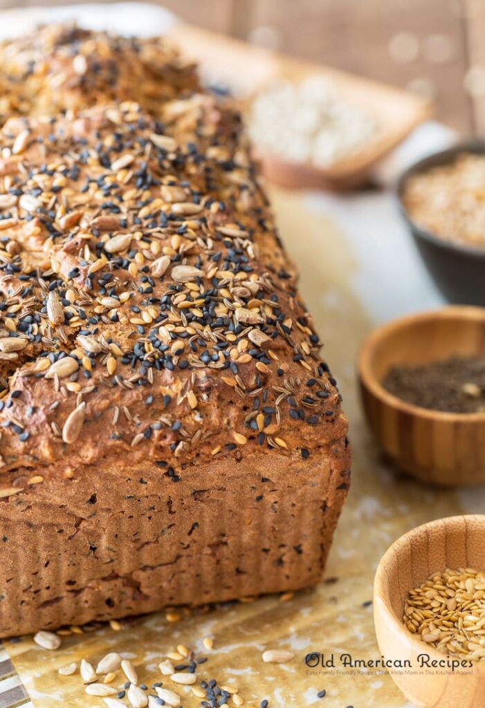 Savory seeded quick bread