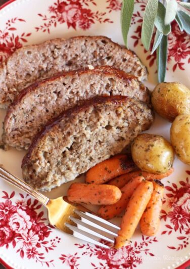 Best Meatloaf One Pan Dinner - Old American Recipes