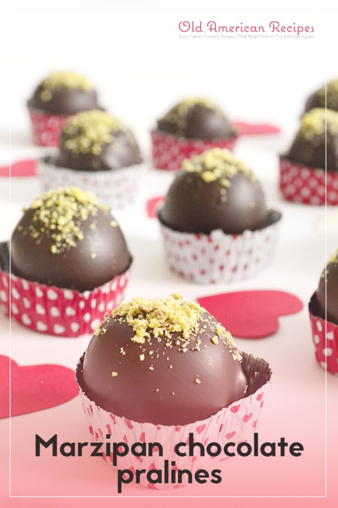 Marzipan chocolate pralines