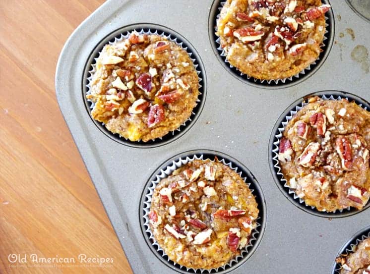 Paleo Peach & Ginger Muffins