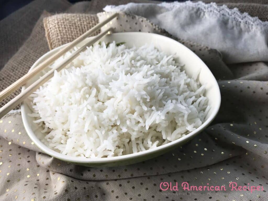 rice in a pot