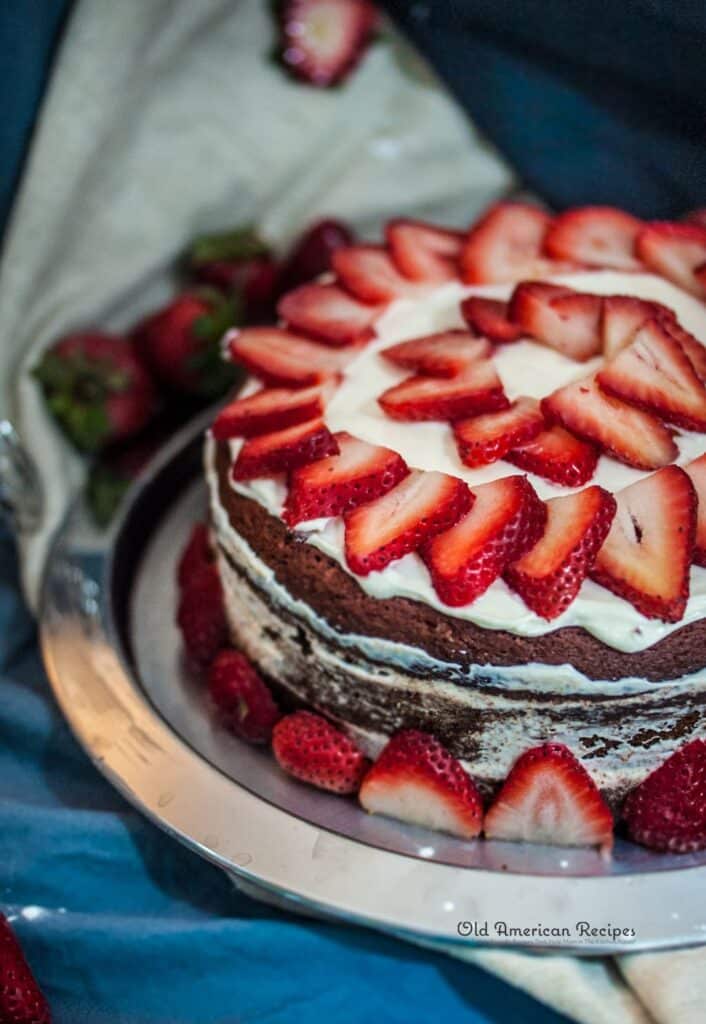 Strawberry Red Velvet Cake