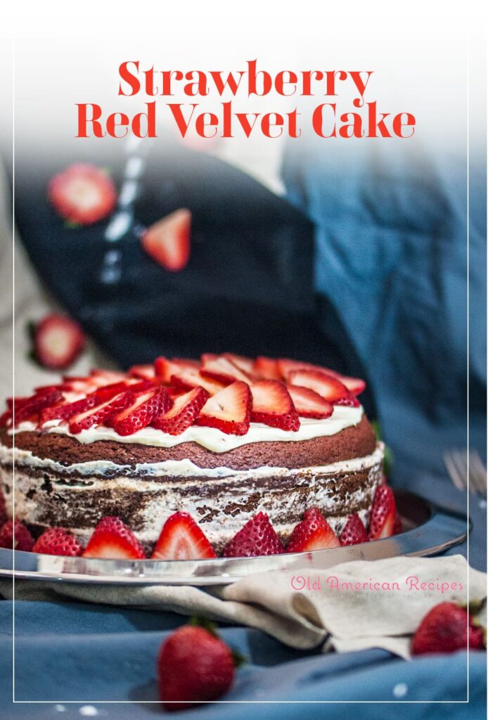 Strawberry Red Velvet Cake