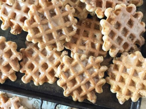 Belgian Waffle Cookies Recipe
