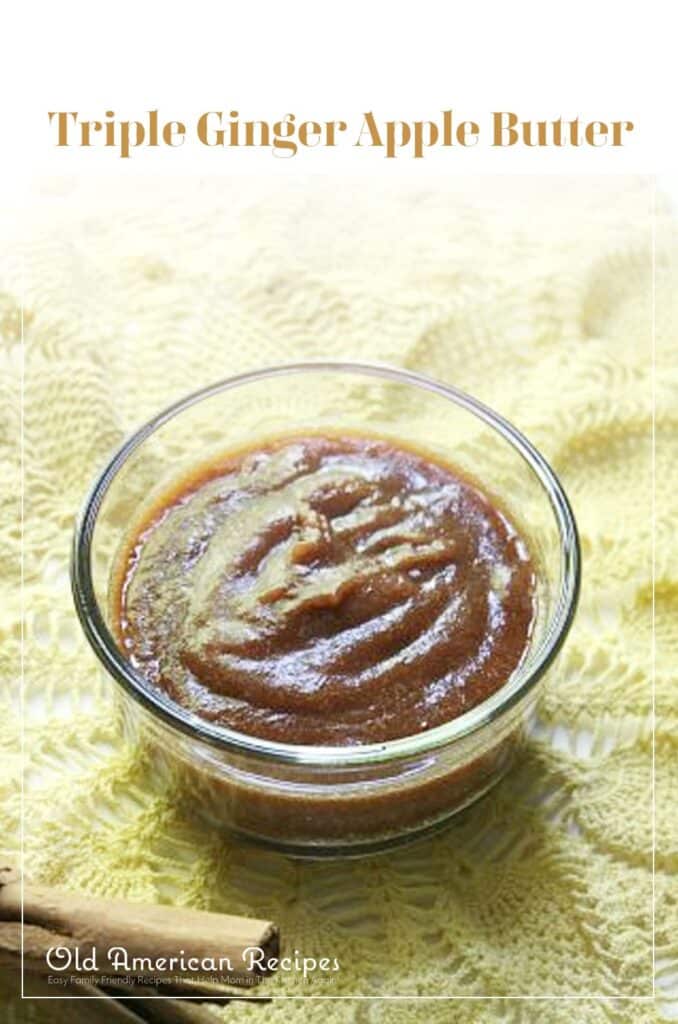 Triple Ginger Apple Butter