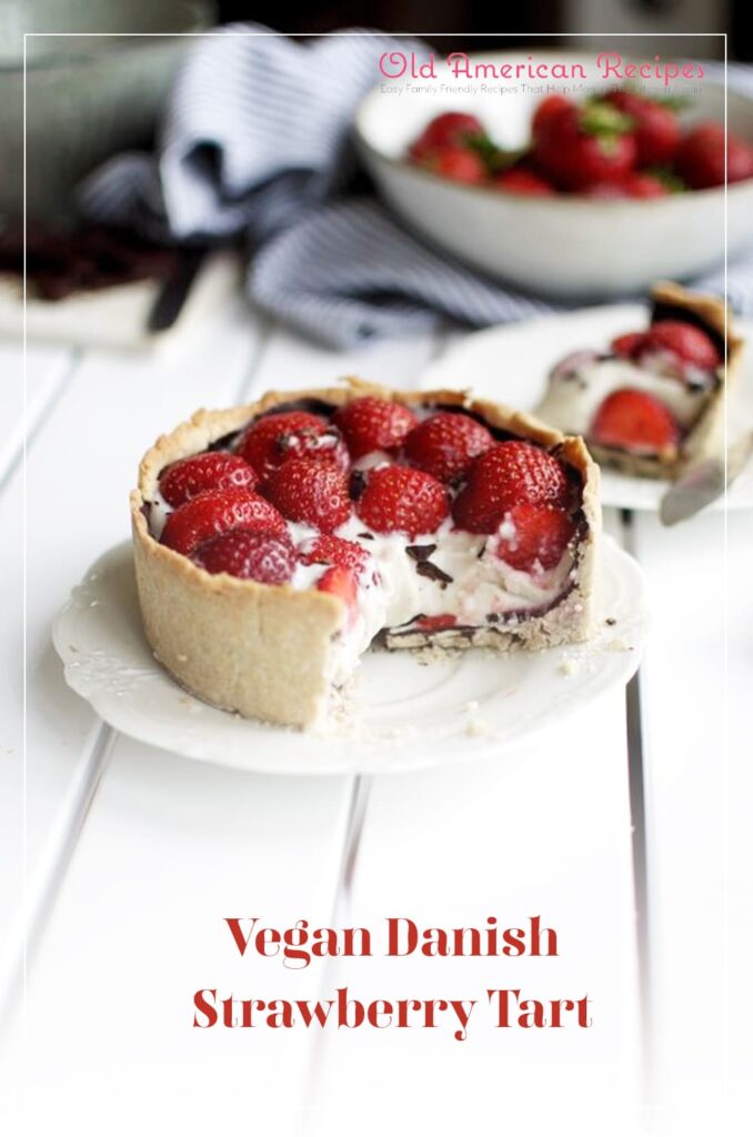 Vegan Danish Strawberry Tart