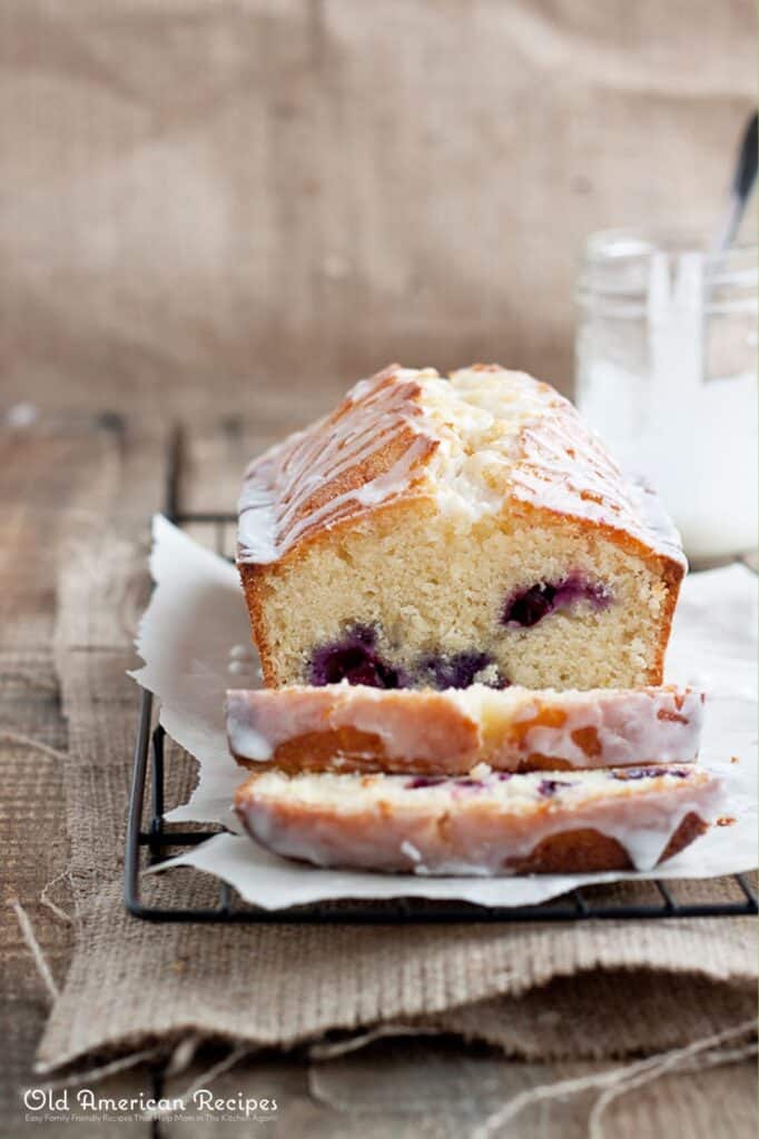 Lemon-Blueberry Drizzle Bread