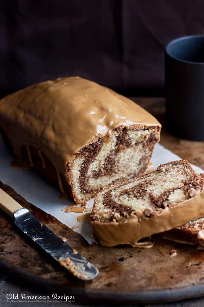 Mocha Swirl Bread with Espresso Glaze