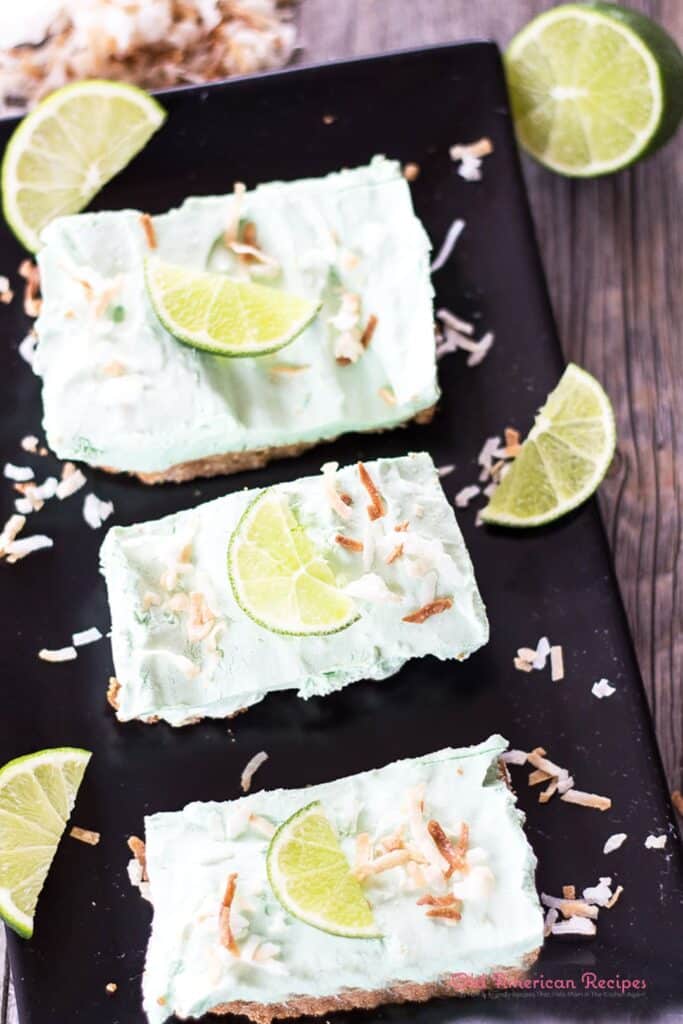 Skinny Lime Cheesecake Bars