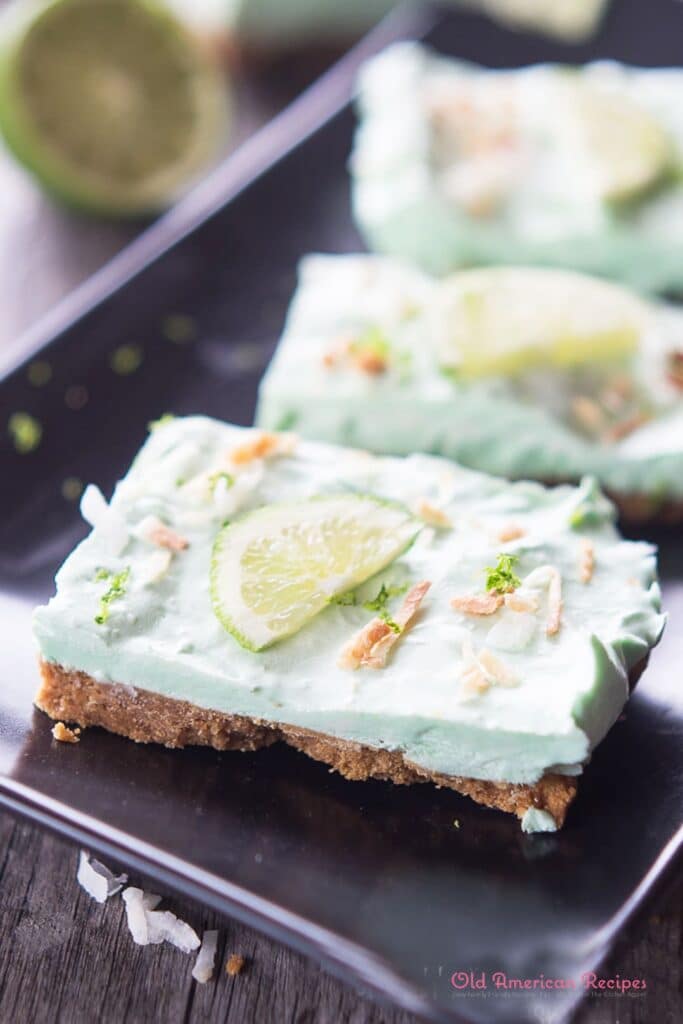 Skinny Lime Cheesecake Bars