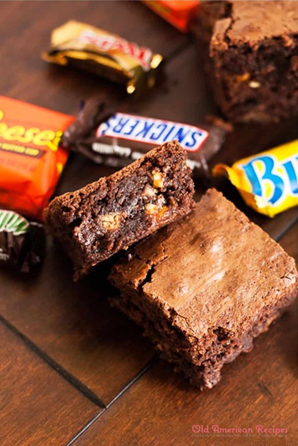 Ultimate Candy Bar Brownies Old American Recipes