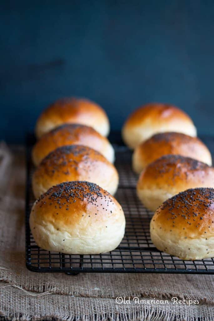 40 Minute Homemade Brioche Hamburger Buns