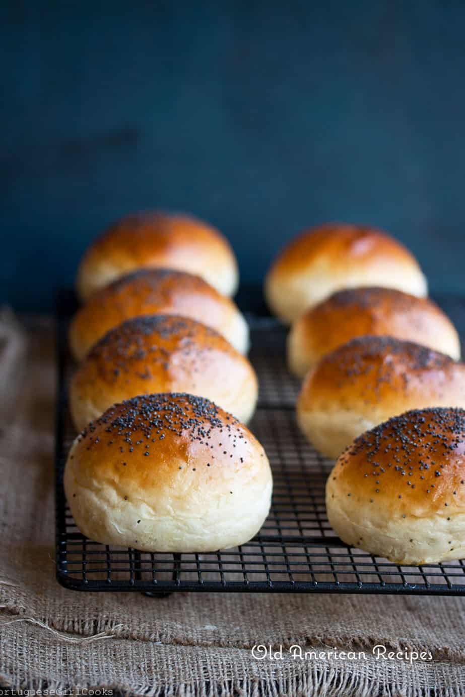 40 Minute Homemade Brioche Hamburger Buns Old American Recipes