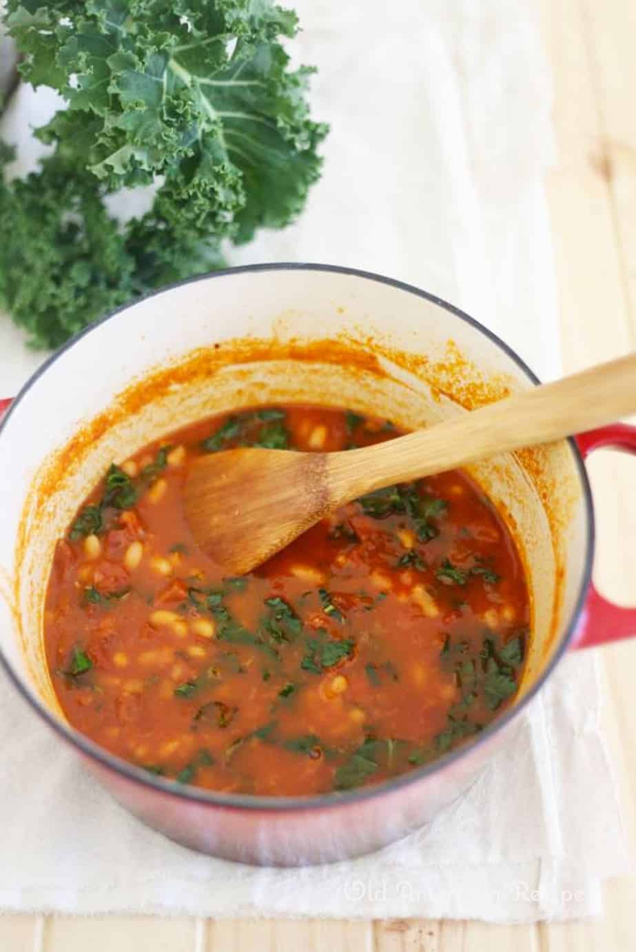 Chorizo, White Bean And Kale Soup - Old American Recipes