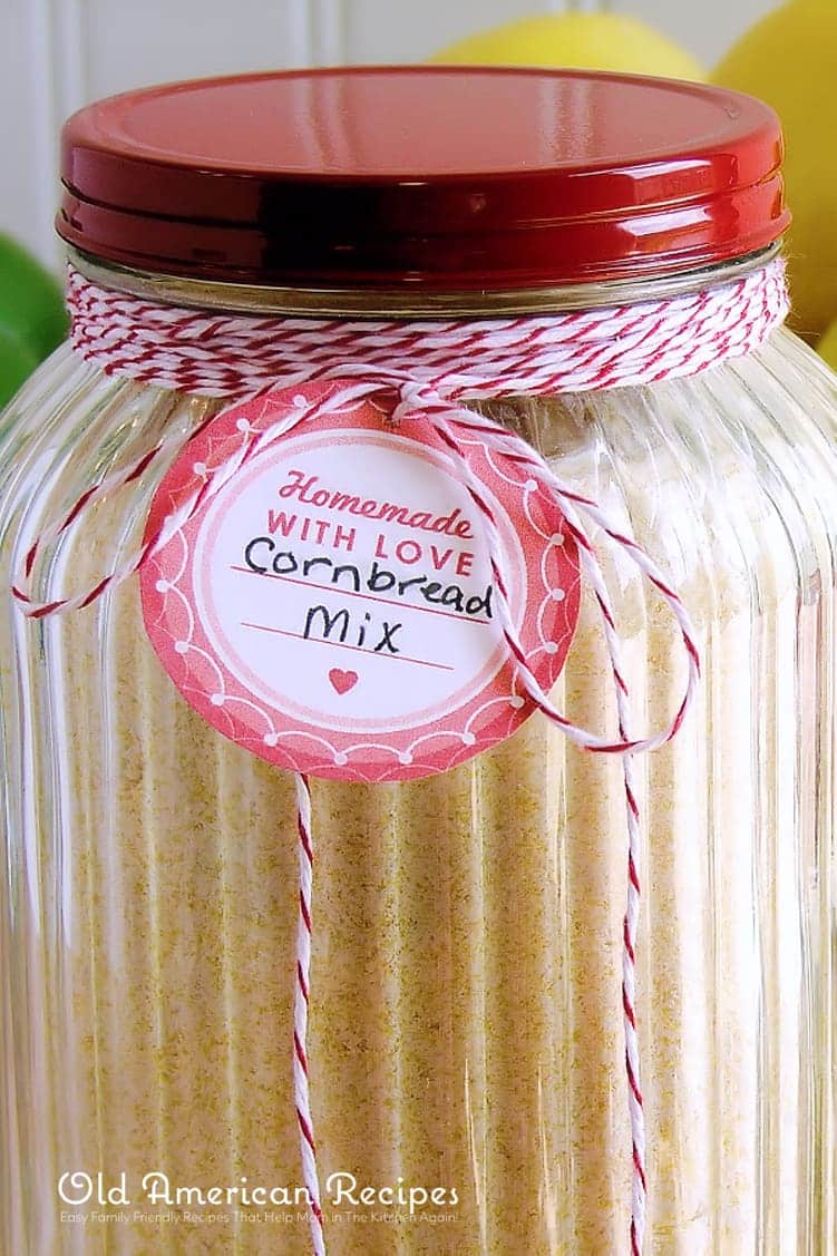 Homemade Cornbread Mix {gluten Free Option} Old American Recipes