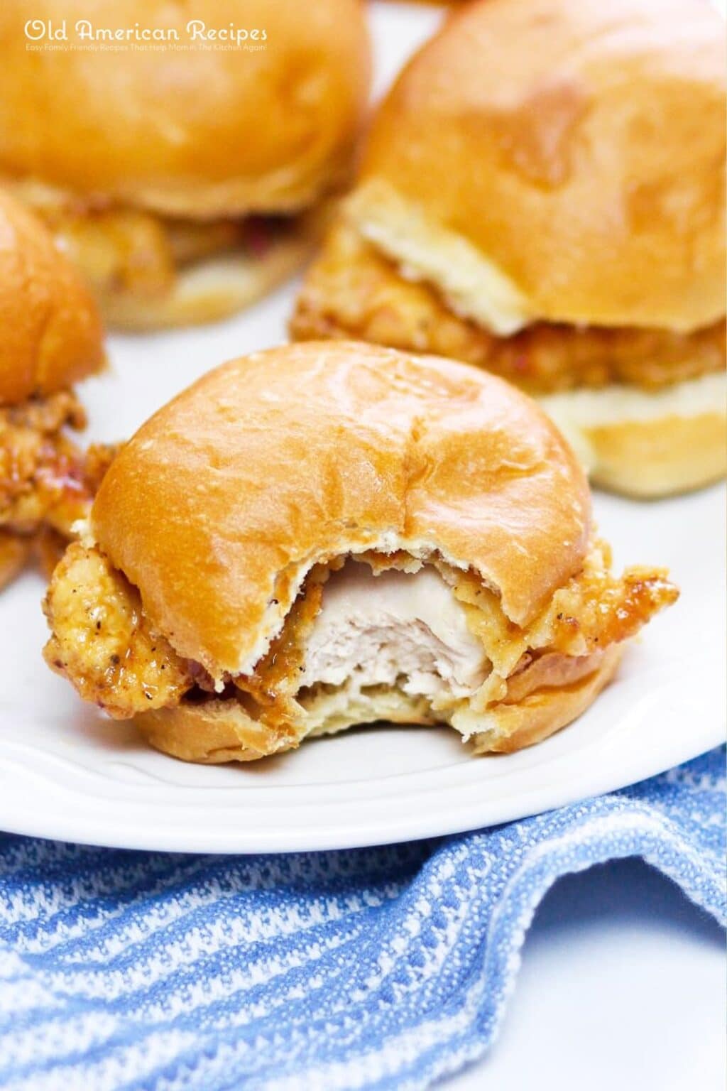 Honey Hot Chicken Sliders Old American Recipes