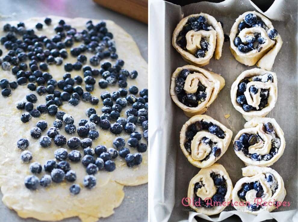 Blueberry Lemon Rolls